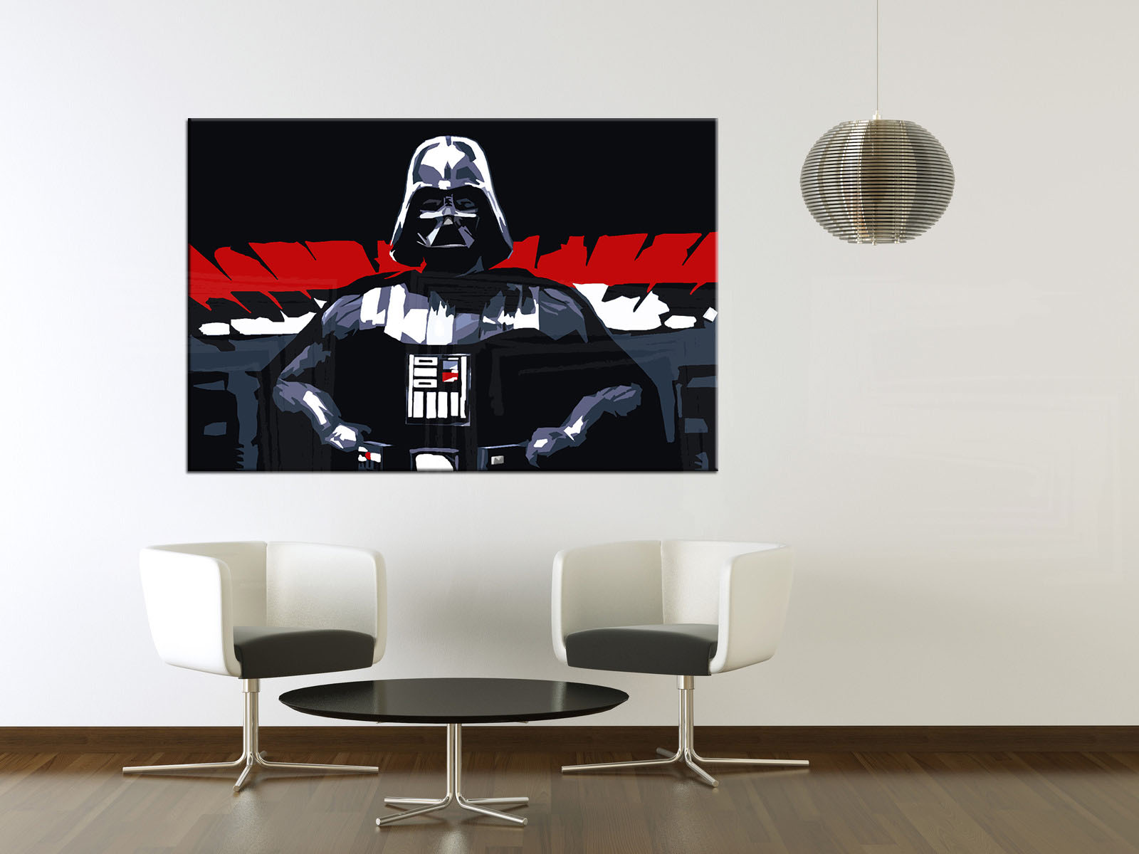 Malovaný POP ART obraz na stěnu STAR WARS - Darth Vader
