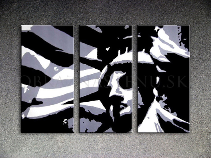 Malovaný POP ART obraz na stěnu Socha Slobody 