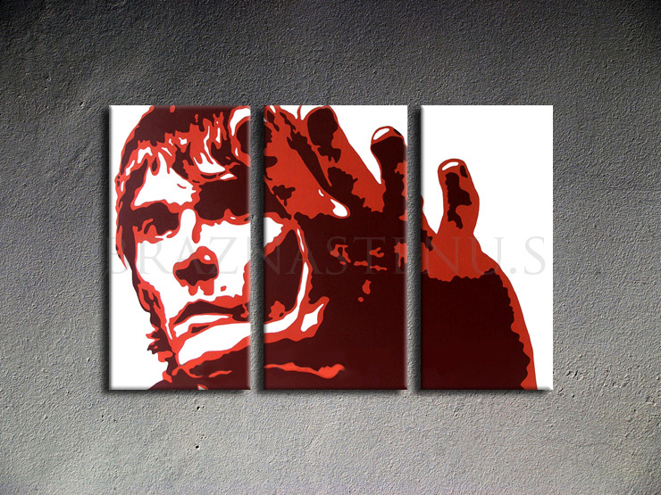 Malovaný POP ART obraz na stěnu Ian Brown 