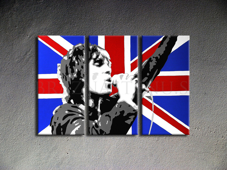 Malovaný POP ART obraz na stěnu Ian Brown 