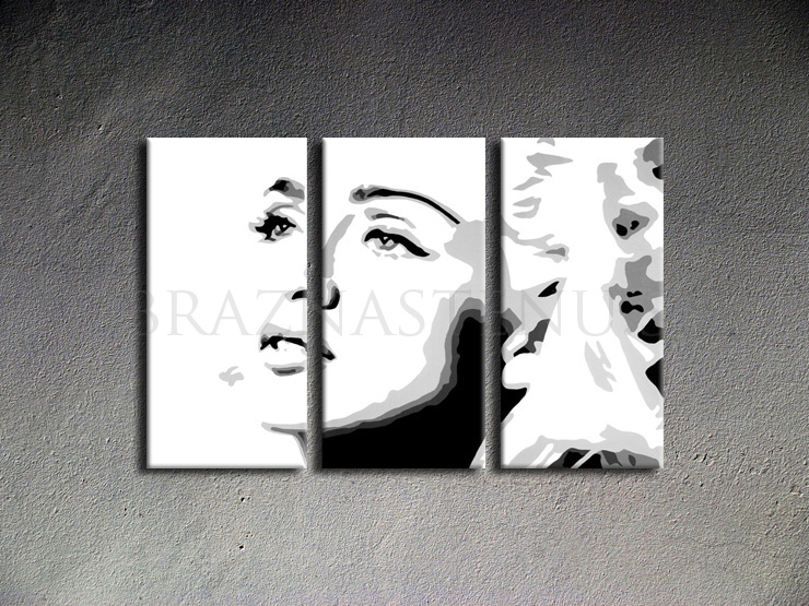 Malovaný POP ART obraz na stěnu Madonna 