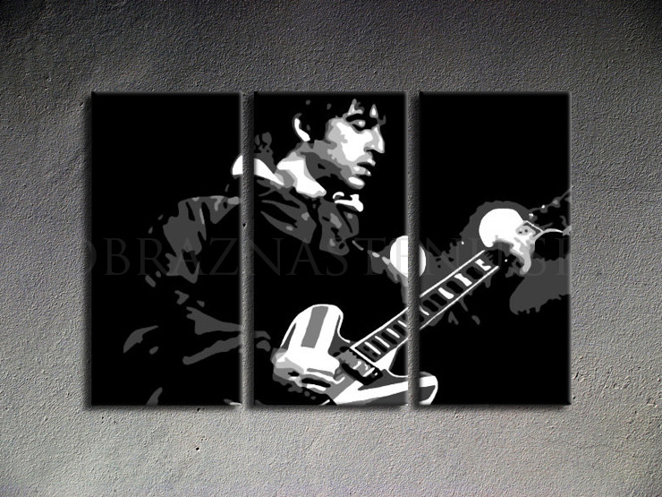 Malovaný POP ART obraz na stěnu Oasis 