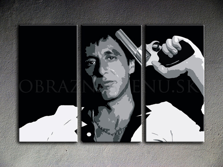 Malovaný POP ART obraz na stěnu AL PACINO