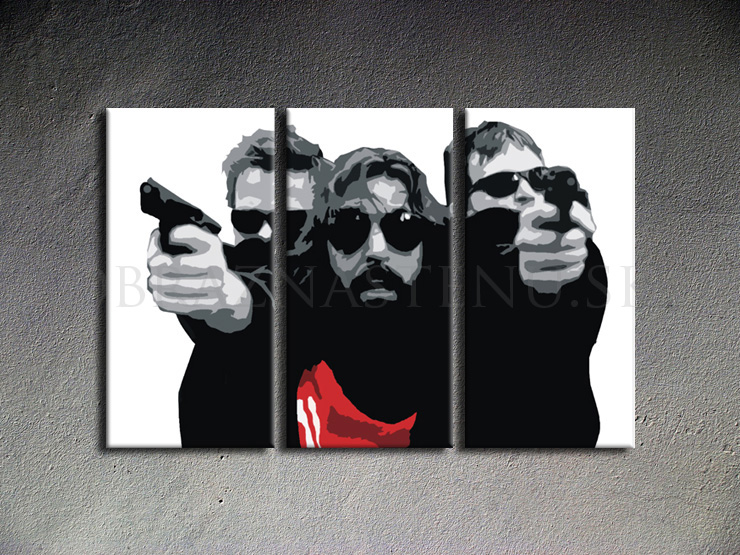 Malovaný POP ART obraz na stěnu The Boondock Saints 