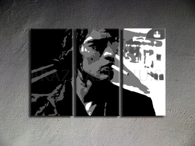 Malovaný POP ART obraz na stěnu Richard Ashcroft 