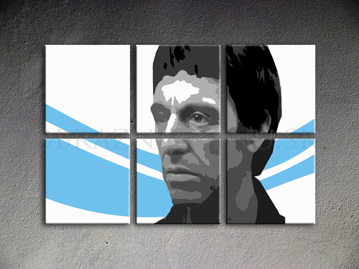 Malovaný POP ART obraz na stěnu AL PACINO 