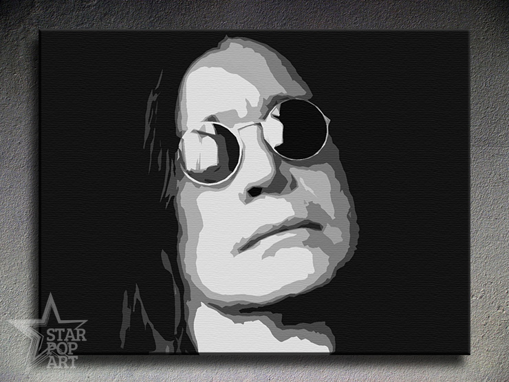 Malovaný POP ART obraz na stěnu Ozzy Osbourne 1 dílný